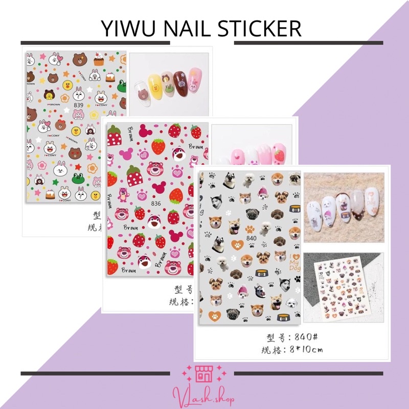 YIWU NAIL STICKER