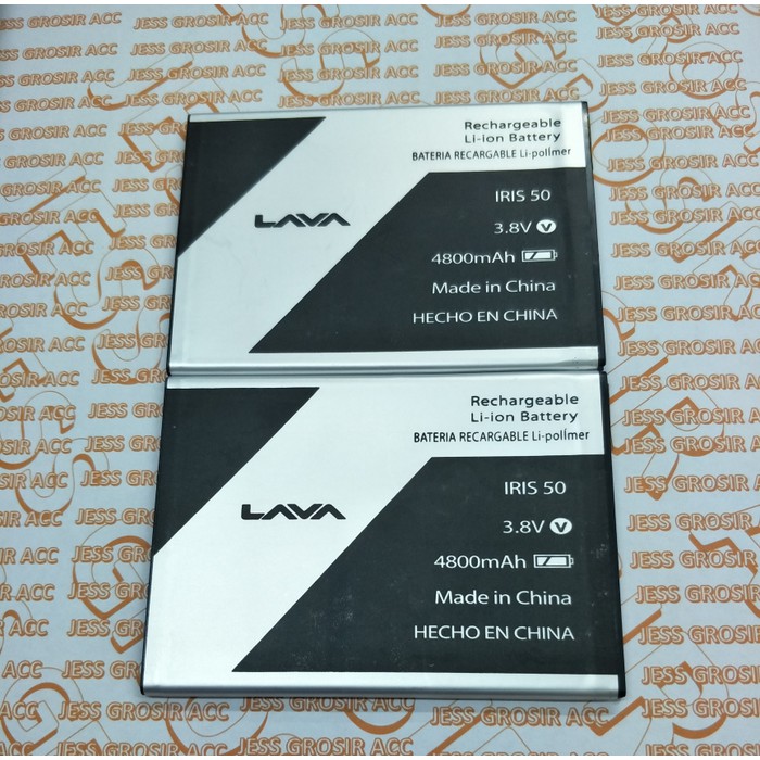 Baterai Battery Batere Original Double Power LAVA Iris 50 LBi12000025