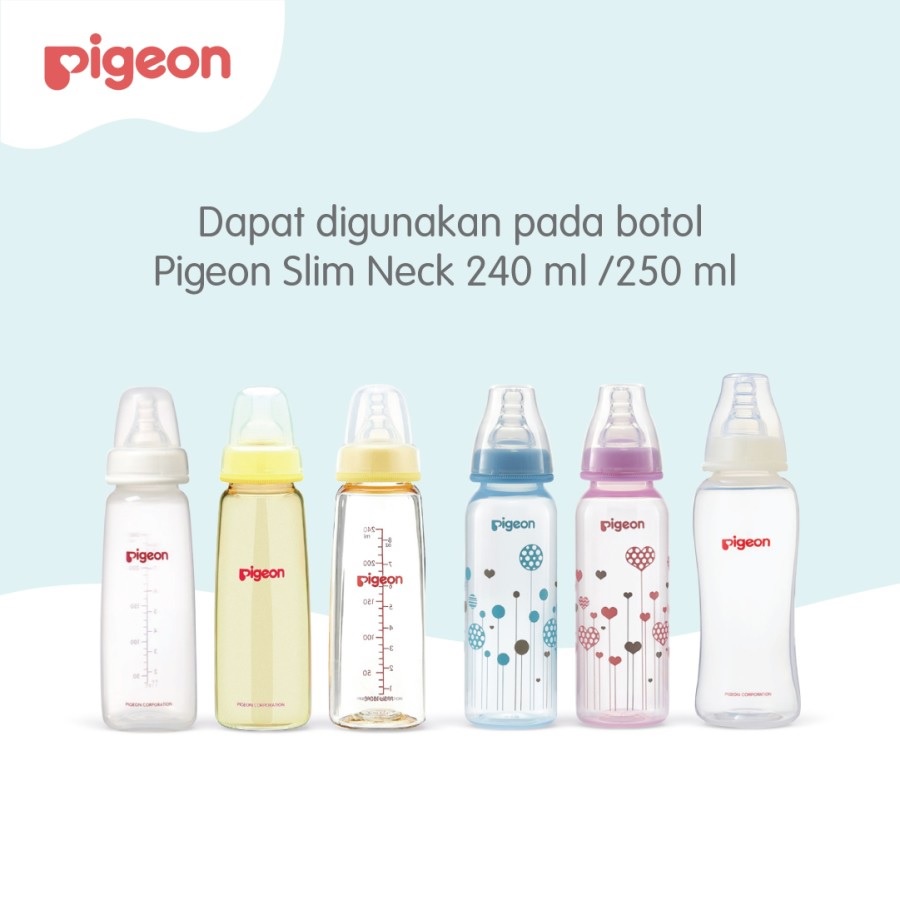 Pigeon Silicone Straw Top Sedotan Pengganti Dot Botol Susu Pigeon