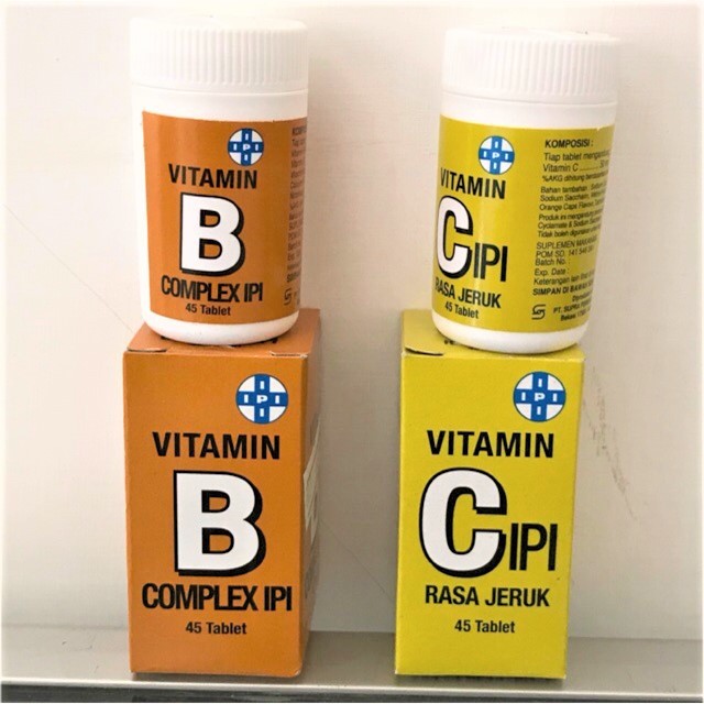 Vitamin C IPI CIPI 45 TABLET A ipi B12 ipi vitamin 45 Tablet vitamin C bipi permen vitamin C  45tab