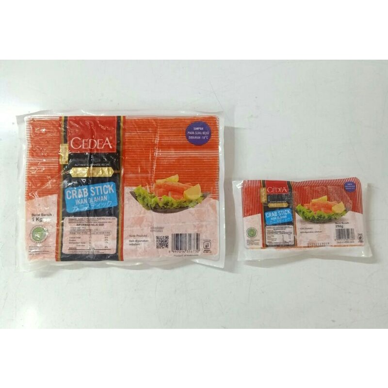 

CEDEA CRAB STIK 250 GRAM DAN 1 KG