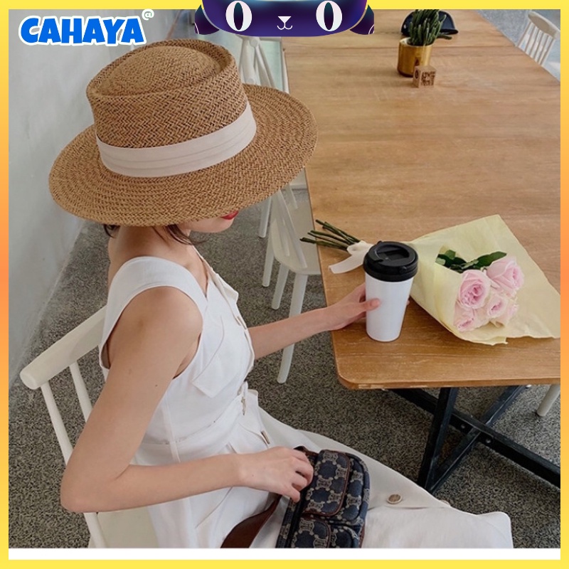 CAHAYA Topi Pantai Wanita Pelindung UV - Summerhat Pantai Import T111
