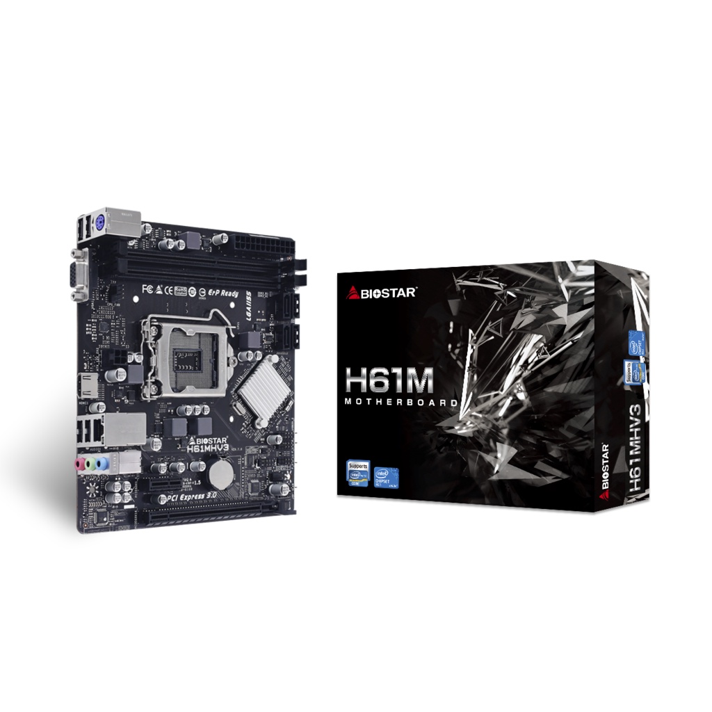 MOTHERBOARD BIOSTAR H61MHV3 1155
