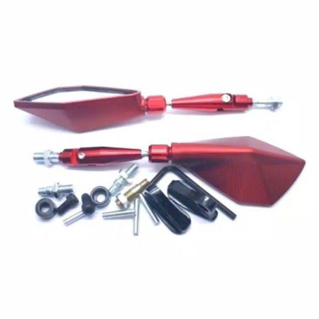 SPION TOMOK FULL CNC UNIVERSAL NINJA CBR R15 R25 GSX SATRIA NMAX LEXI AEROX PCX VIXION-2772 merah