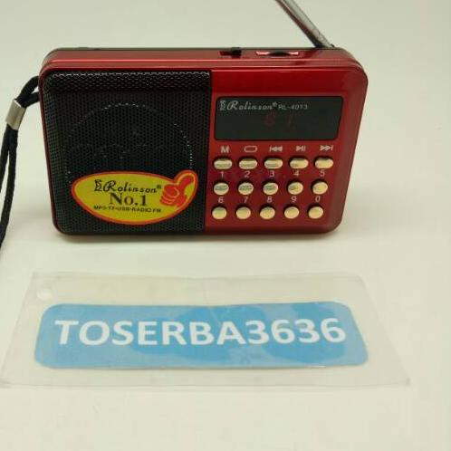 ✶ Speaker Mp3 Player Rolinson RL 4013 Radio Bisa Untuk Murotal Ayat Ayat Al-qur'an ☆