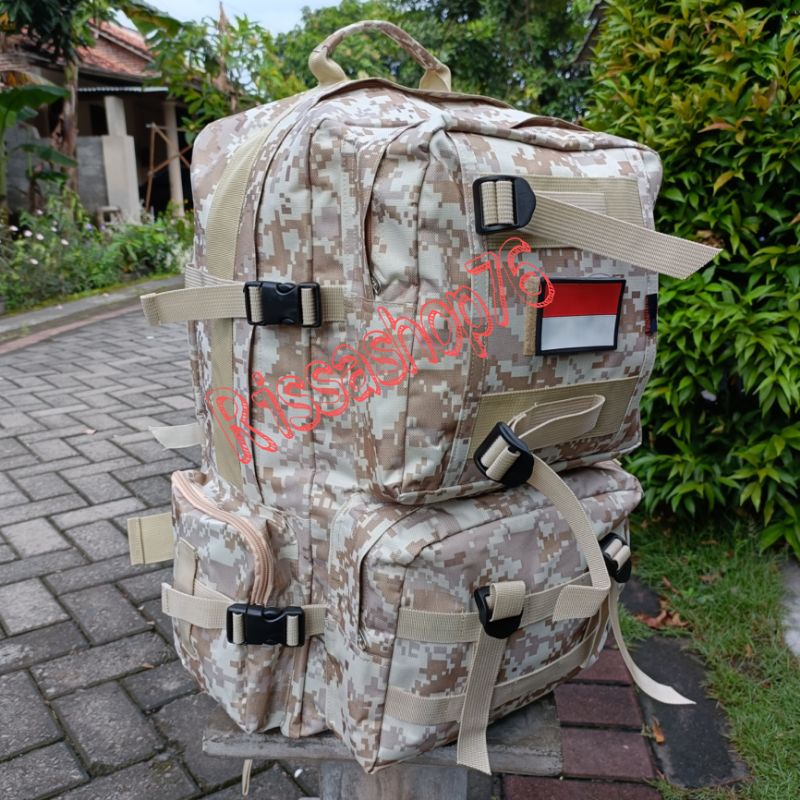 Tas ransel punggung TNI Digital gurun