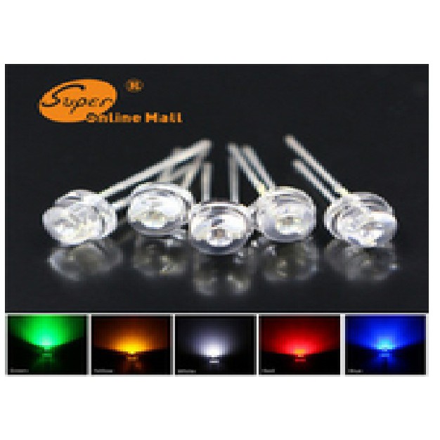 led strawhat 5mm merah kuning ijo biru putih