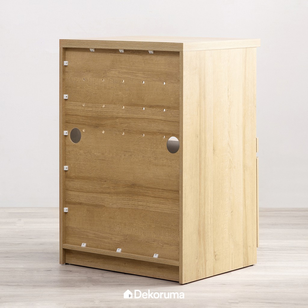 Dekoruma Kiva Small Cabinet - Lemari Kabinet Dapur Bawah 2 Pintu Minimalis-5