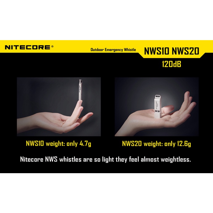 NITECORE Outdoor Emergency Whistle - NWS10
