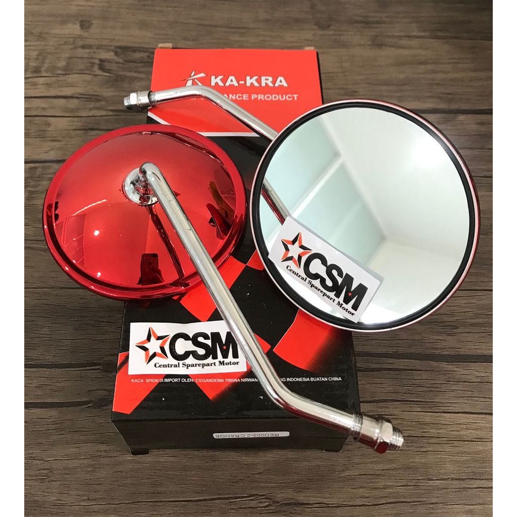 Spion Retro Klasik Model Scoopy / Spion Retro Bulat Crome / Vespa Tangkai Panjang Universal