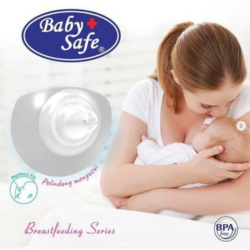 Baby Safe Breast Shield Isi 2 Pcs BPM04 - Pelindung Puting Ibu Menyusui