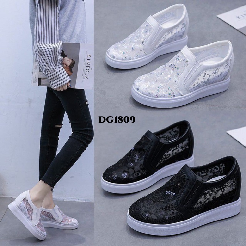 PRF Sneakers Wedges Fashion Korea DG1809