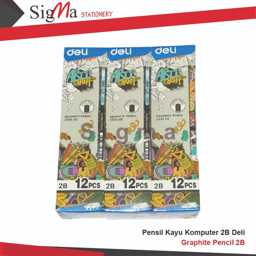 

Pensil 2B DELI GRAPHITE 53300 (Pcs)