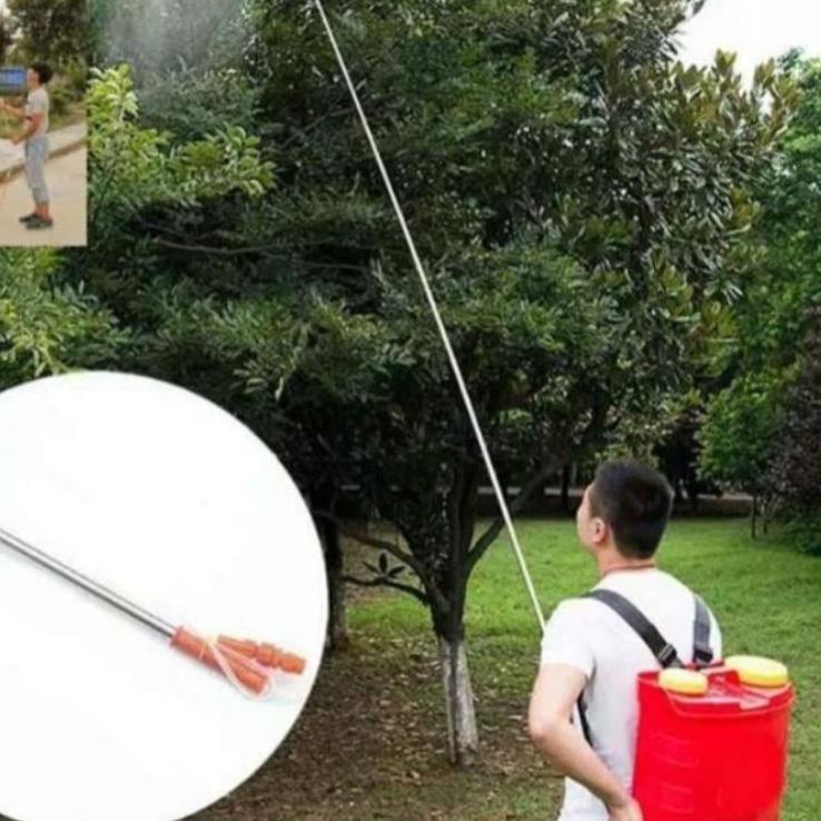 Paket Untung stik sprayer elektrik panjang stik sprayer teleskopik 2.5meter Stik sprayer antena elek
