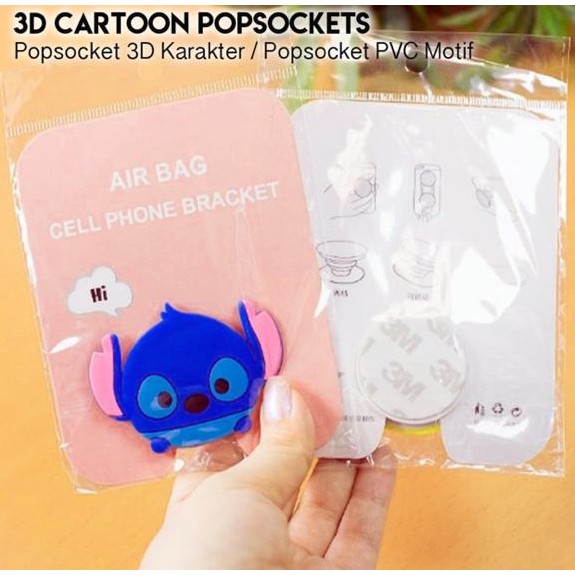 Popsocket 3D Karakter/ 3D Cartoon Popsockets/ POP SOCKET 3D / POP SOCKET TERMURAH PREMIUM