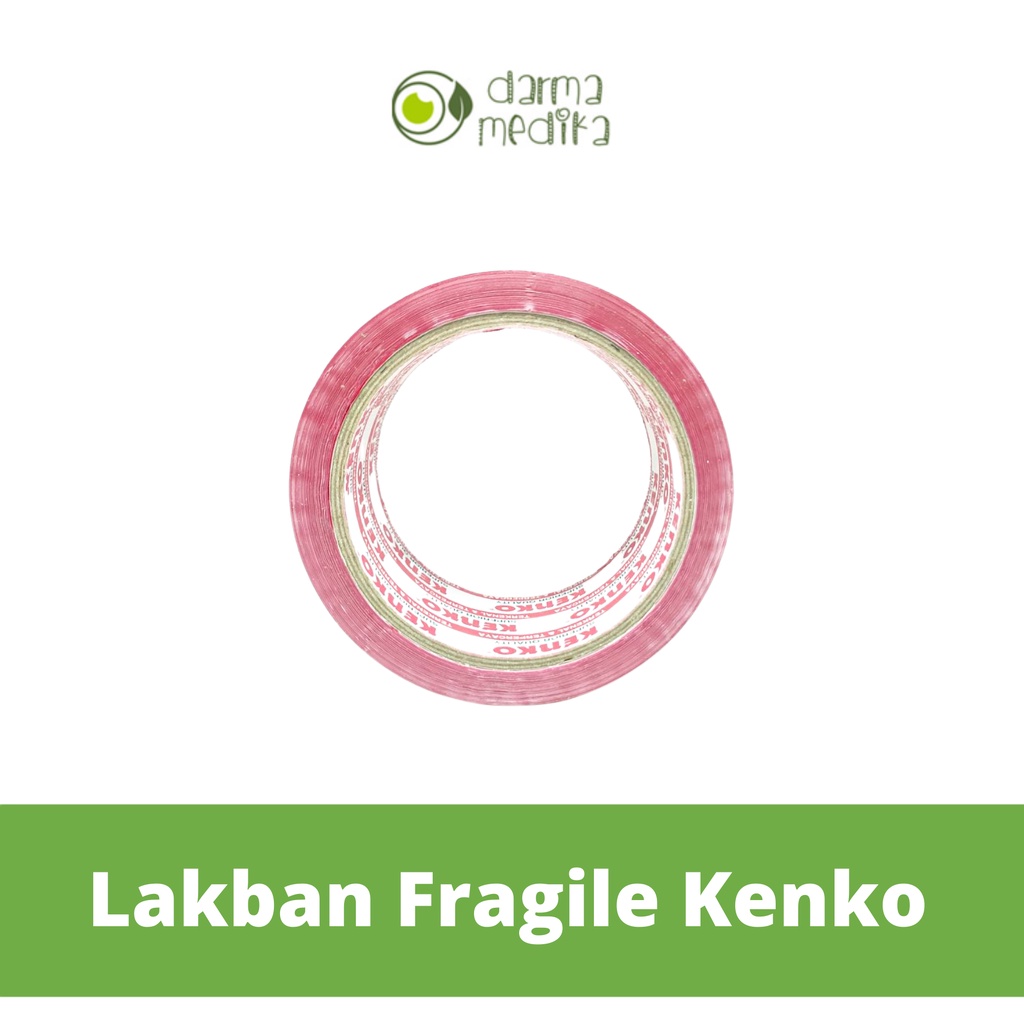 Lakban FRAGILE Handle With Care Kenko per piece Termurah