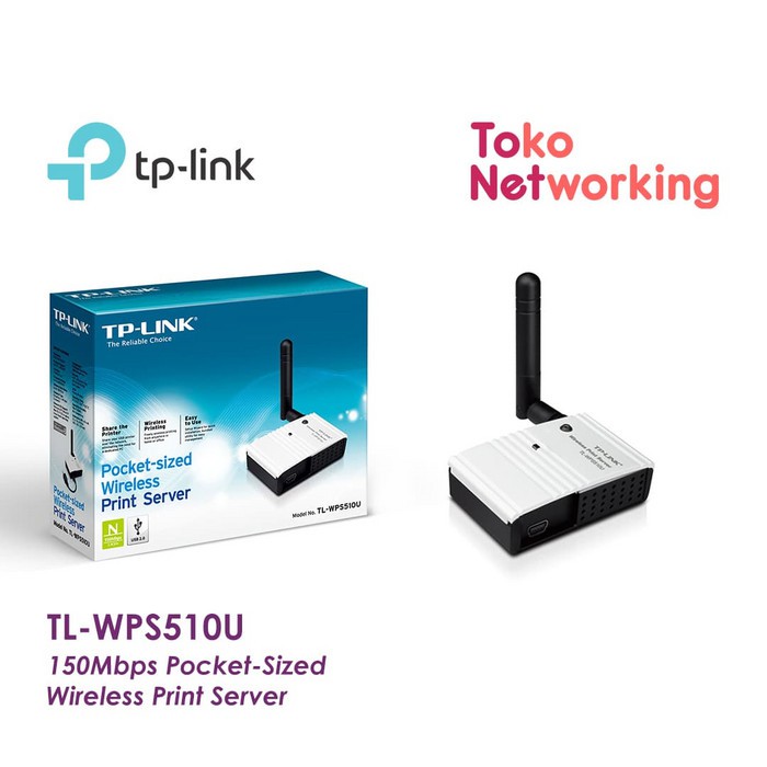 Tp-Link TL-WPS510U 150Mbps Pocket-Sized Wireless Print Server