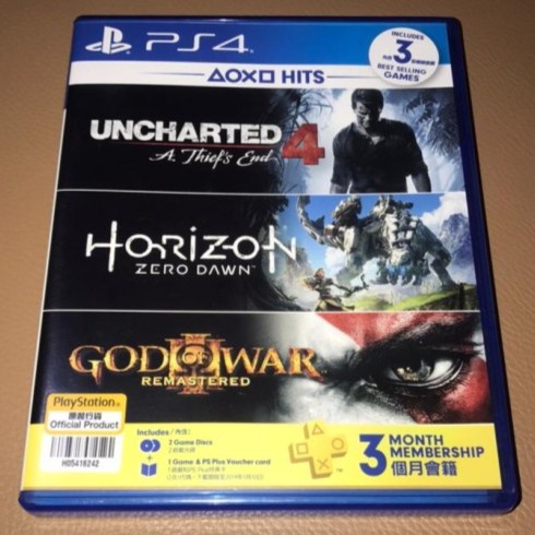 [PS4] Uncharted 4 (UC4) + Horizon Zero Dawn Bundle (HZD) (Reg 3) UC BD Kaset PS 4 CD Games Playstati