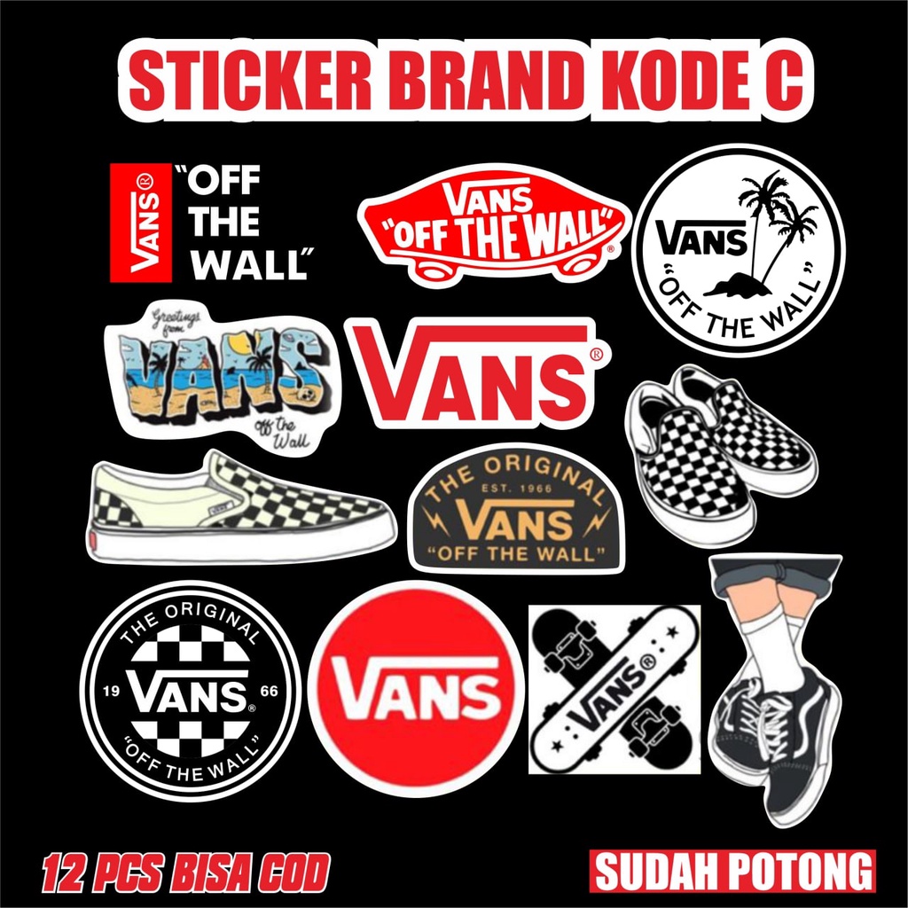 

STIKER BRAND KODE C PRINTCUT SUDAH POTONGAN STICKER PACK