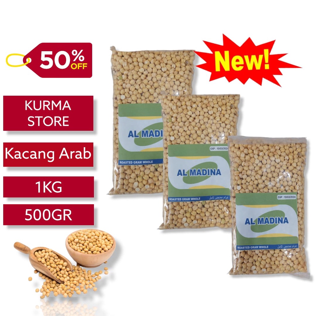 

kacang arab 1kg / kacang humus / renyah dan gurih