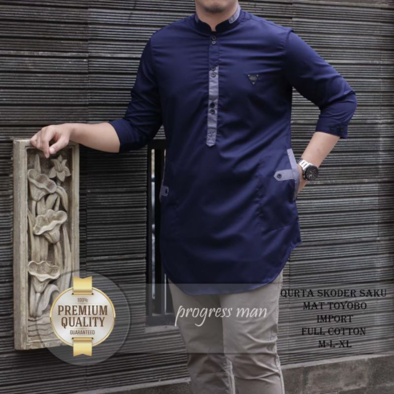 baju Koko fashion muslim pria mode pangsi terbaru original progresman