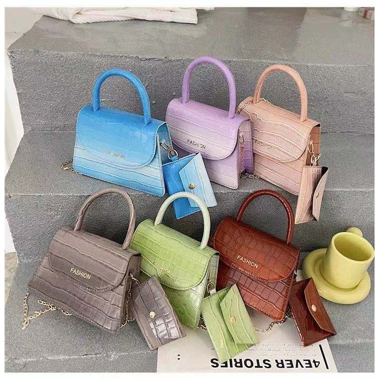 Rowling (Tas-186) Tas Selempang Wanita Fashion 2 In 1 /Tas Selempang Wanita Cantik Dan Elegan