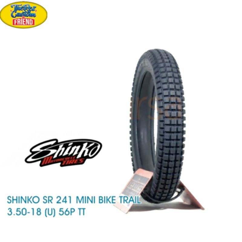 ban shinko SR241 3.50-18 Trial/vintage