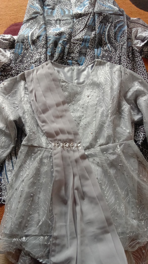 New Arrival | Nayaka Batik - Batik Couple Anjella Hauw Tulle Slendang Aplikasi Payet