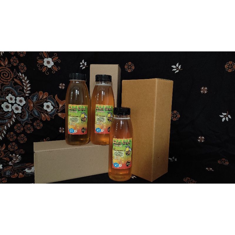 

MADU MURNI MULTIFLORA LEBAH MELIFERA (RAW HONEY) MADU SYIFA' 500 gr