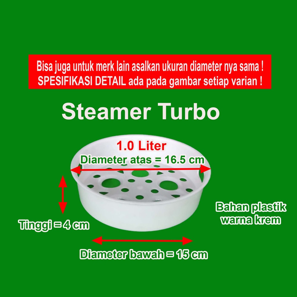 Steamer Kukusan Rice Cooker Magic Com Miyako dan Merk Lainnya 0.6 1.0 1.2 1.8 2 2.2 3 Liter  Sarangan Plastik Megicom Rice Coker Magicom Mejikom Original Asli Miyako