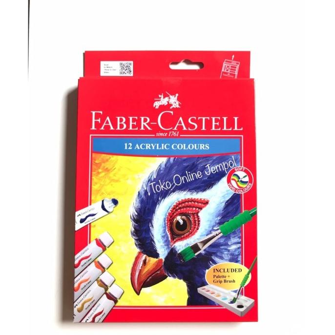 

TERBARU ATK0234FC Cat Acrylic 12 warna 572312 Faber Castell akrilik air kanvas/CAT AKRILIK SET/CAT AKRILIK SET 24 WARNA/CAT AKRILIK PASTEL/CAT AIR/CAT AIR LUKIS SET/CAT AIR GIOTTO/KUAS LUKIS 1 SET/KUAS LUKIS KECIL/KUAS LUKIS LENGKAP/KANVAS LUKIS/KANVAS