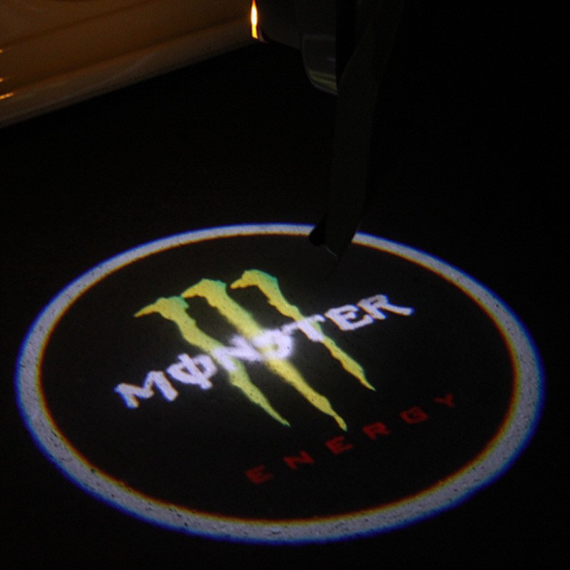 Lampu Led Pintu Monster Energy Mobil Banyak Variasi Logo