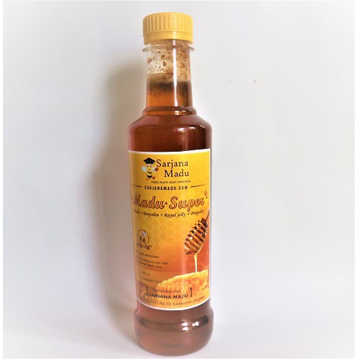 

MADU MURNI SUPER 350 ML ( MADU + ROYAL JELLY + BEE POLLEN + PROPOLLIS )