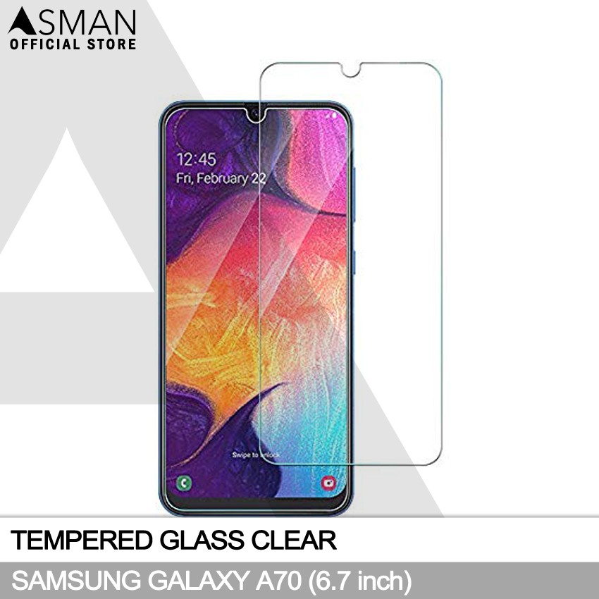 Tempered Glass Samsung Galaxy A70 (6.7&quot;) | Anti Gores Pelindung Layar Kaca - Bening