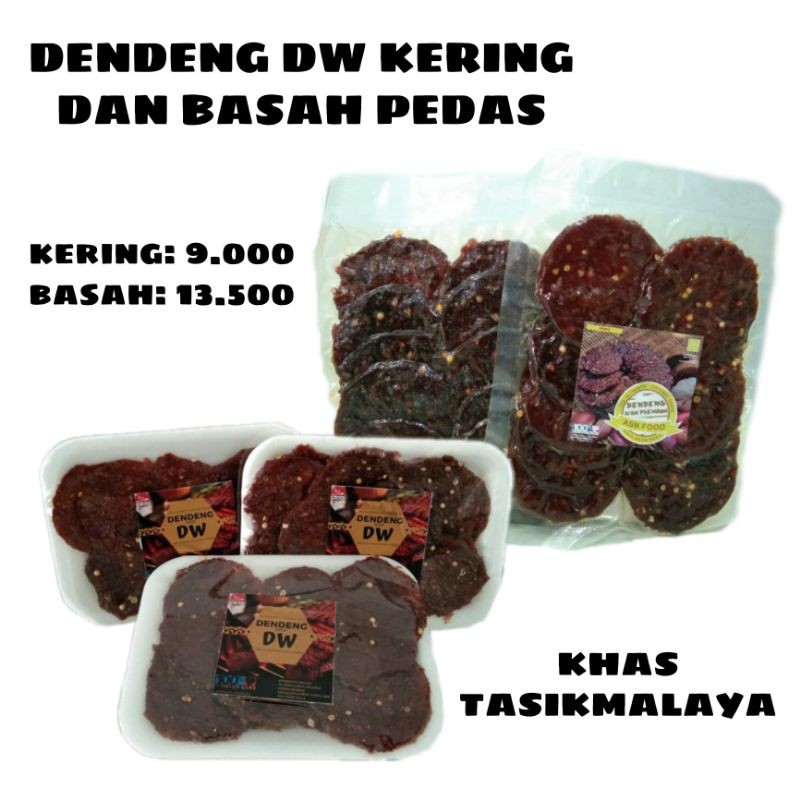 

DENDENG AYAM DW KERING DAN BASAH PEDAS - KHAS TASIKMALAYA