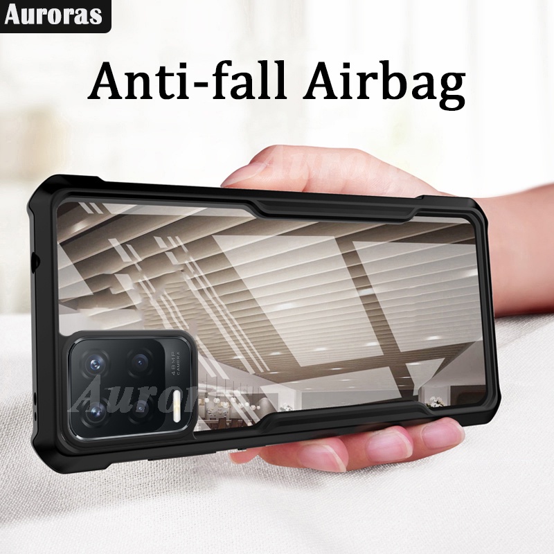 CASE OPPO A54 SOFT HARD CASE ARMOR TRANSPARAN PROTECT CAMERA CASING COVER