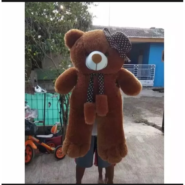 boneka teddy bear syal topi boneka beruang boneka cantik boneka beruang boneka teddy bear boneka jumbo boneka ukuran 1 meter