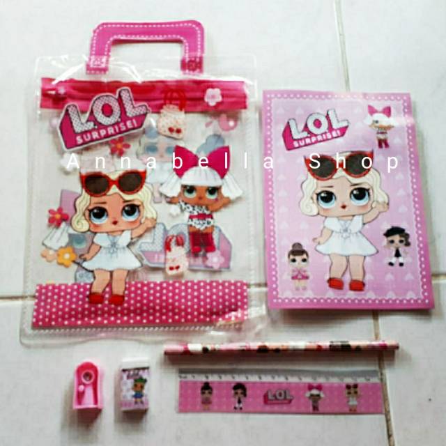 

Set Stationery Paket Alat Tulis 8801 Perlengkapan Sekolah Murah