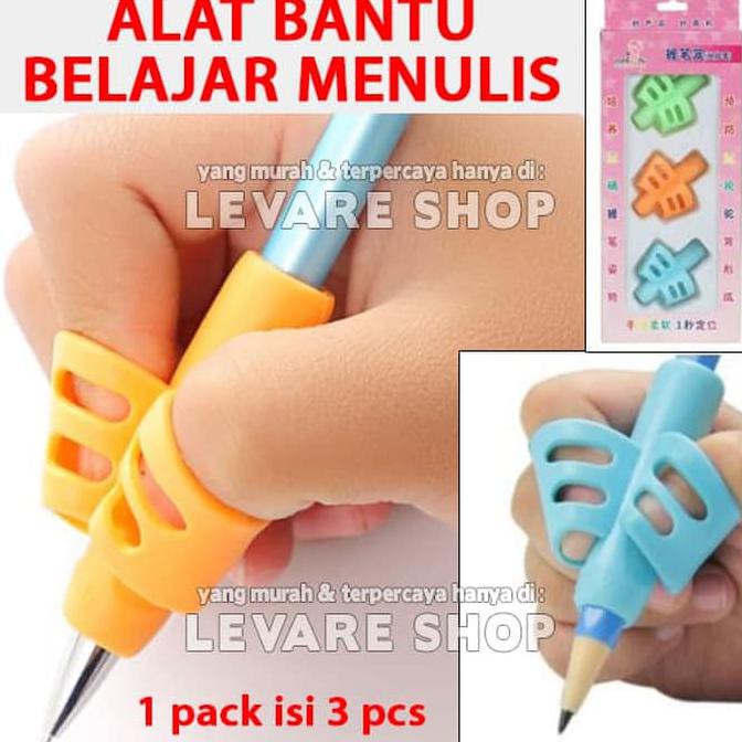 

[BISA BAYAR DITEMPAT] Alat Bantu Belajar Tulis Menulis Anak Pegang Pensil - Pencil Grip - A PROMO
