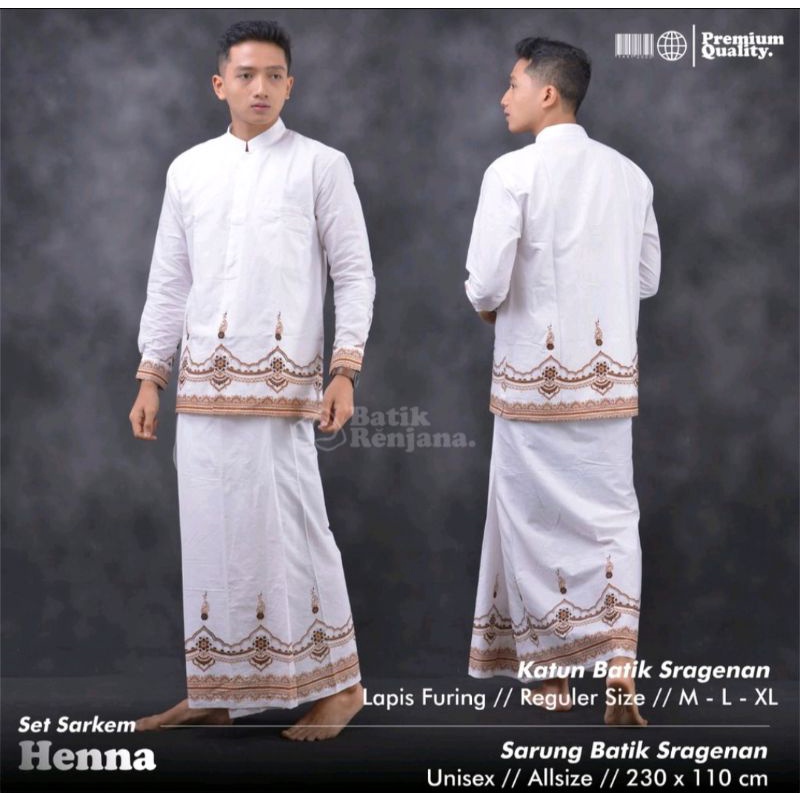 SET SARKO/SARKEM BATIK SRAGENAN