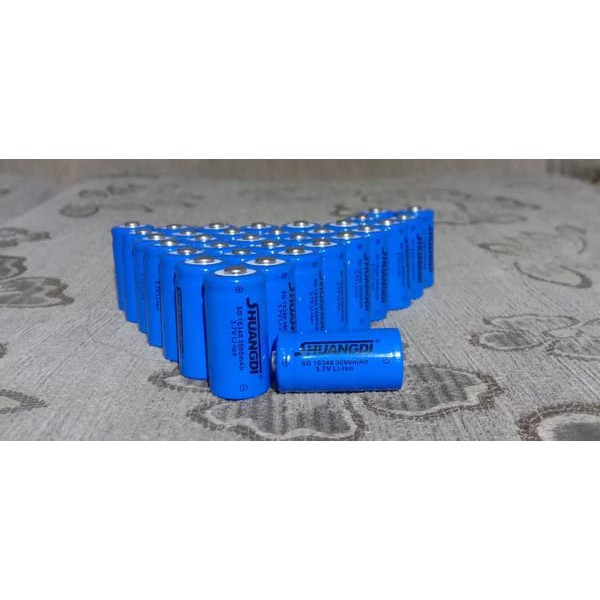 Baterai CR-123A 3.7V Rechargeable Lithium Li-Ion 16340 Ultrafire battery Recharge CR-123 Batterai Re