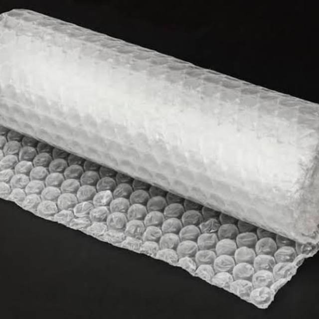 

Tambahan bubble wrap plastik pembungkus pengaman packing bulat lilin rapuh ringkih fragile bungkus