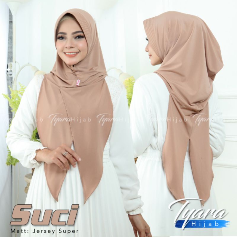 Jilbab Khimar Dayli Simple Hoodie Suci Ori Tyara-Milo