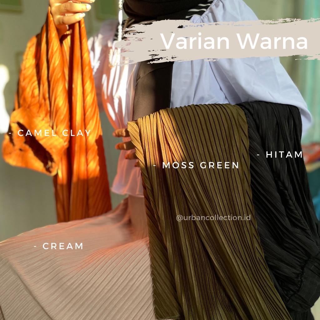 ROK PLISKET / ROK PLISKET LIDI / ROK REMPEL KECIL / ROK PLISKET REMPEL KECIL [ BISA COD ]