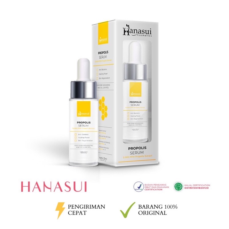 Hanasui propolis serum / Hanasui bright Up serum / Serum Hanasui / Serum pencerah wajah