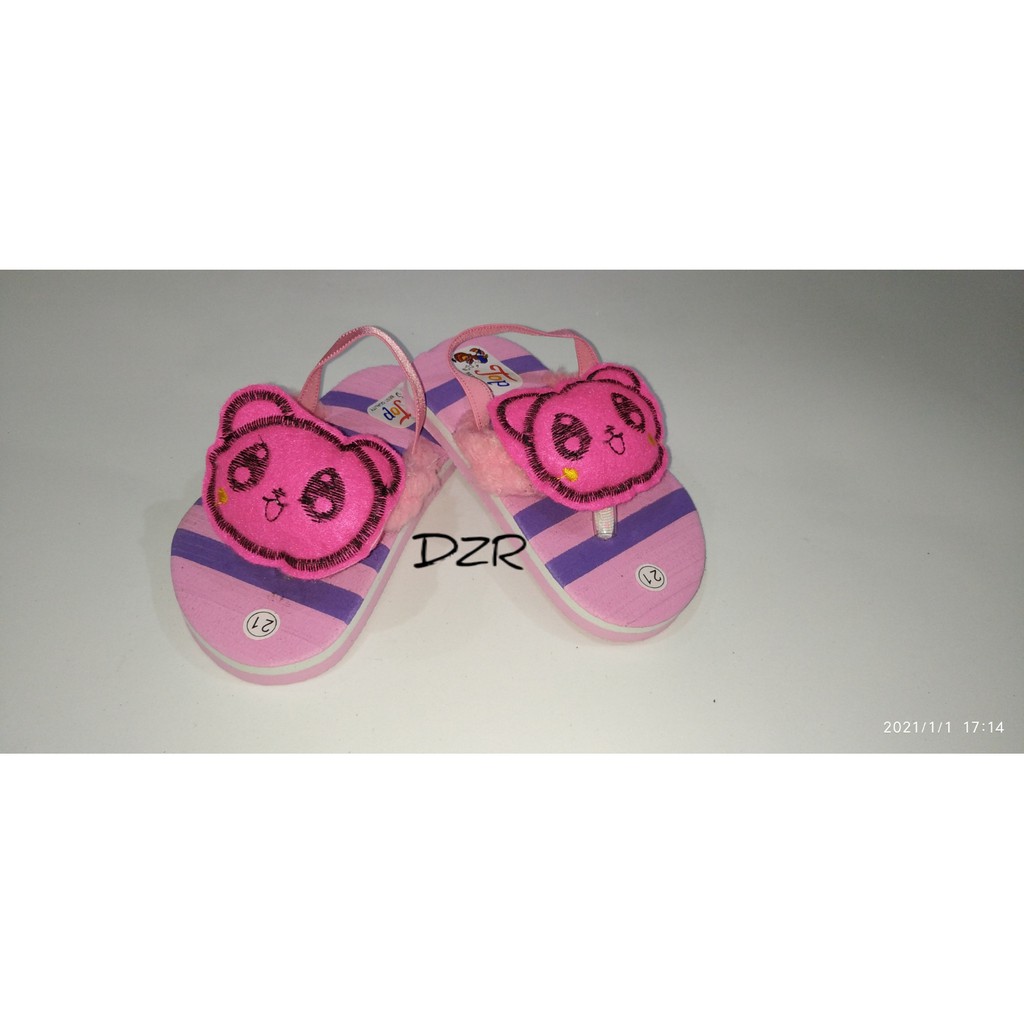 SANDAL BABY VARIASI BONEKA PANDA-SANDAL BABY LUCU-SANDAL BABY MURAH