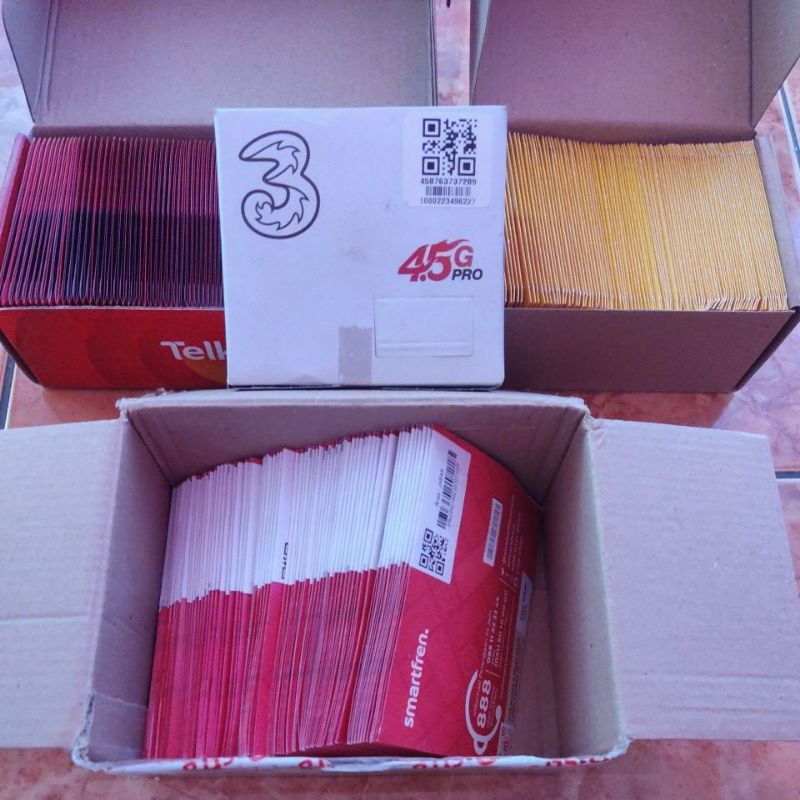 KARTU PERDANA AXIS XL INDOSAT TRI