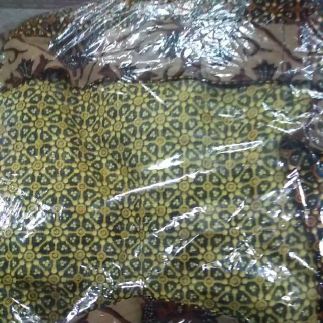 Gamis Bolero Genes Batik Ori By Batiek Solo / Gamis Batik Plus Cardi Lepasan / Gamis Katun Batik