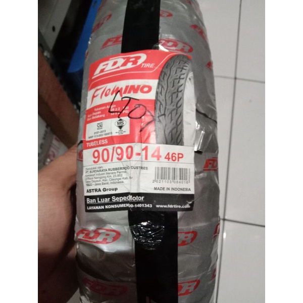 BAN LUAR BELAKANG HONDA BEAT BEAT FI 90 90 14 TUBELEES BAN LUAR FDR  BEAT VARIO SCOPPI