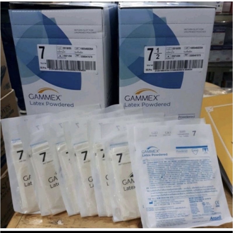 Gamex sarung tangan steril per pasang